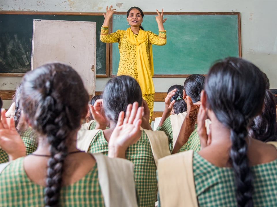School Girls in India