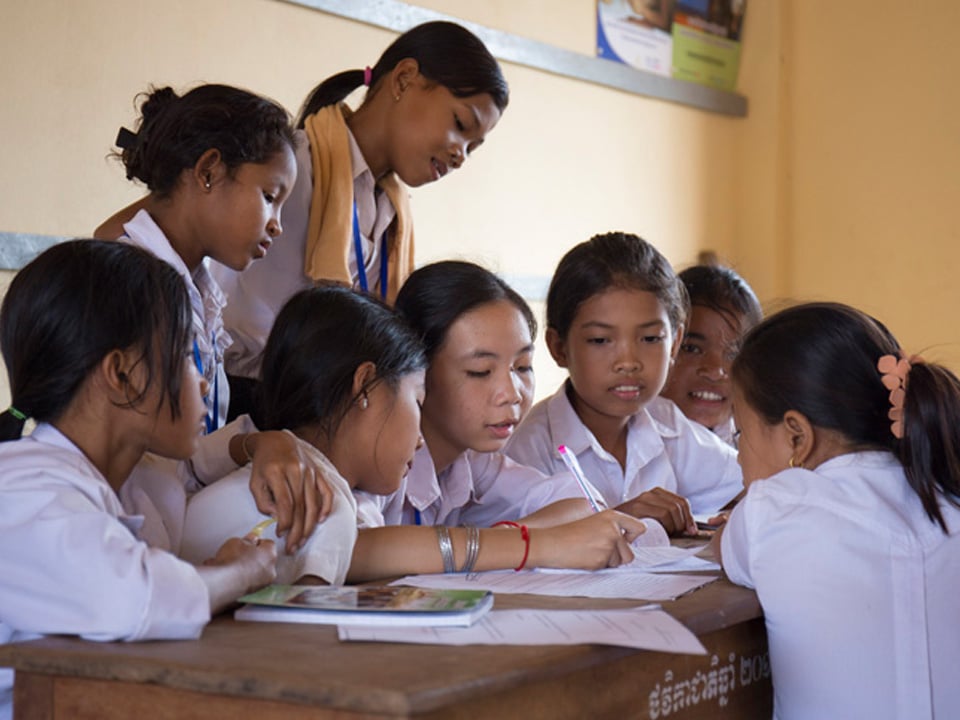 School Girls from Cambodia